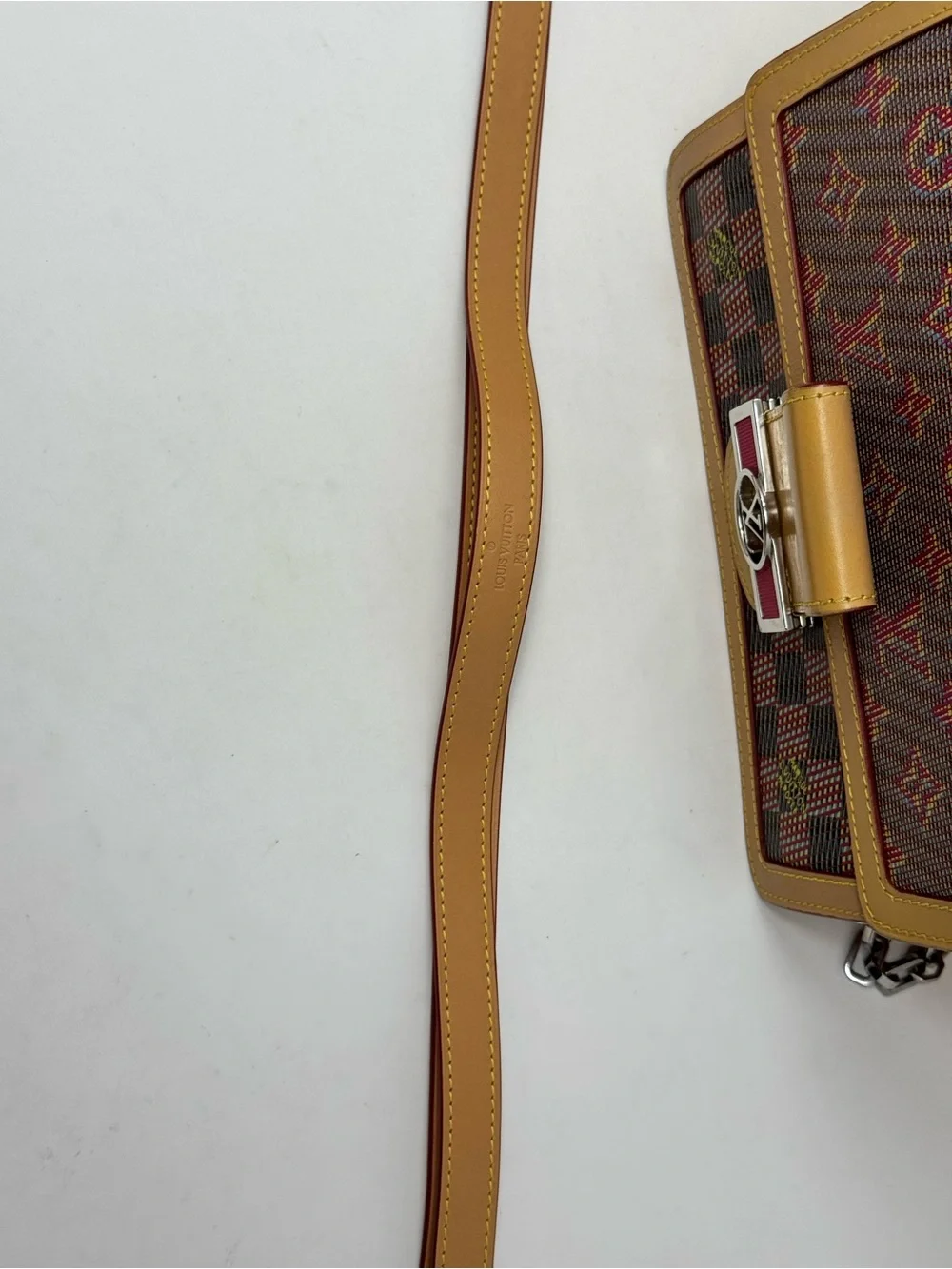 💯Authentic LOUIS VUITTON Monogram LV Pop Dauphine MM Rose - Picture 9 of 14